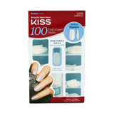 KISS 100 FULL COVER NAILS ACTIVE SQUARE MEDIUM LENGTH ARTIFICIAL NAILS