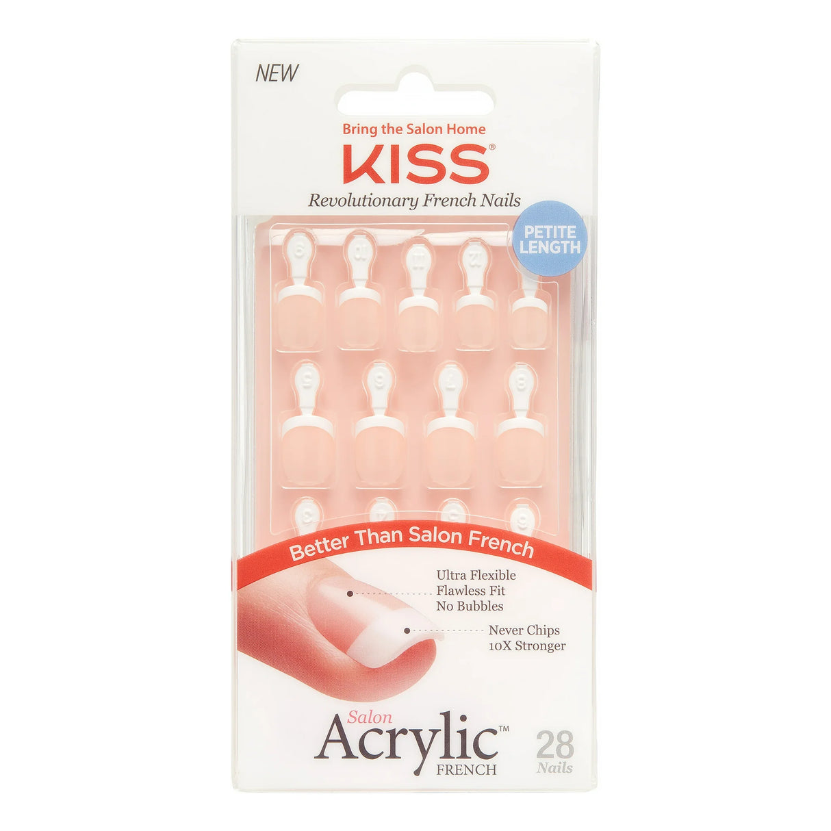 KISS Salon Acrylic French (KSA01)