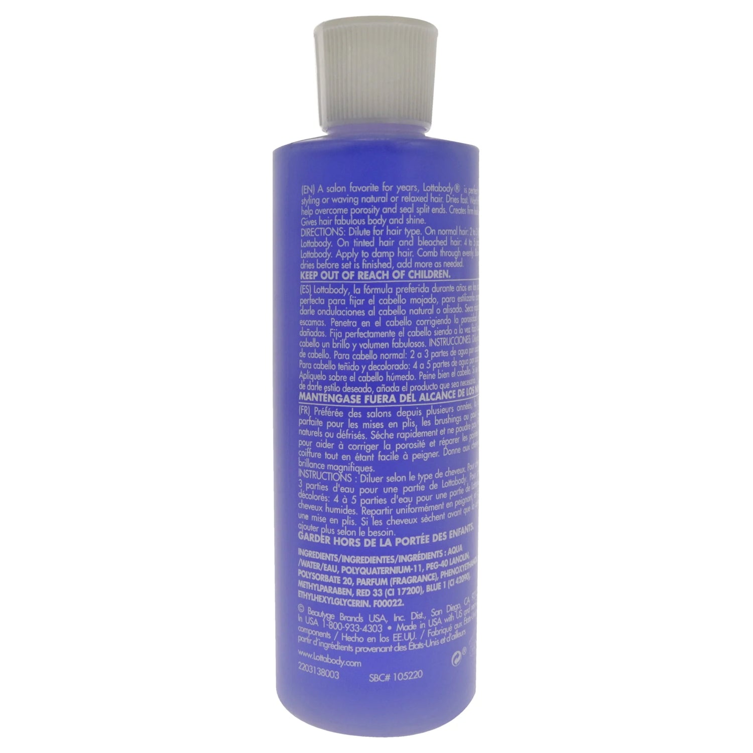 L/Body Set Lotion 8oz lightweight formula for smooth styling-1
