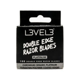 Level 3 DOUBLE EDGE RAZER BLADES 100PS