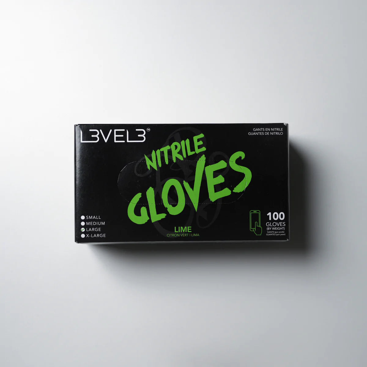 Level 3 Gloves Lime Large-1