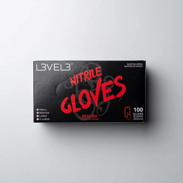 Level 3 Gloves Red Small-2