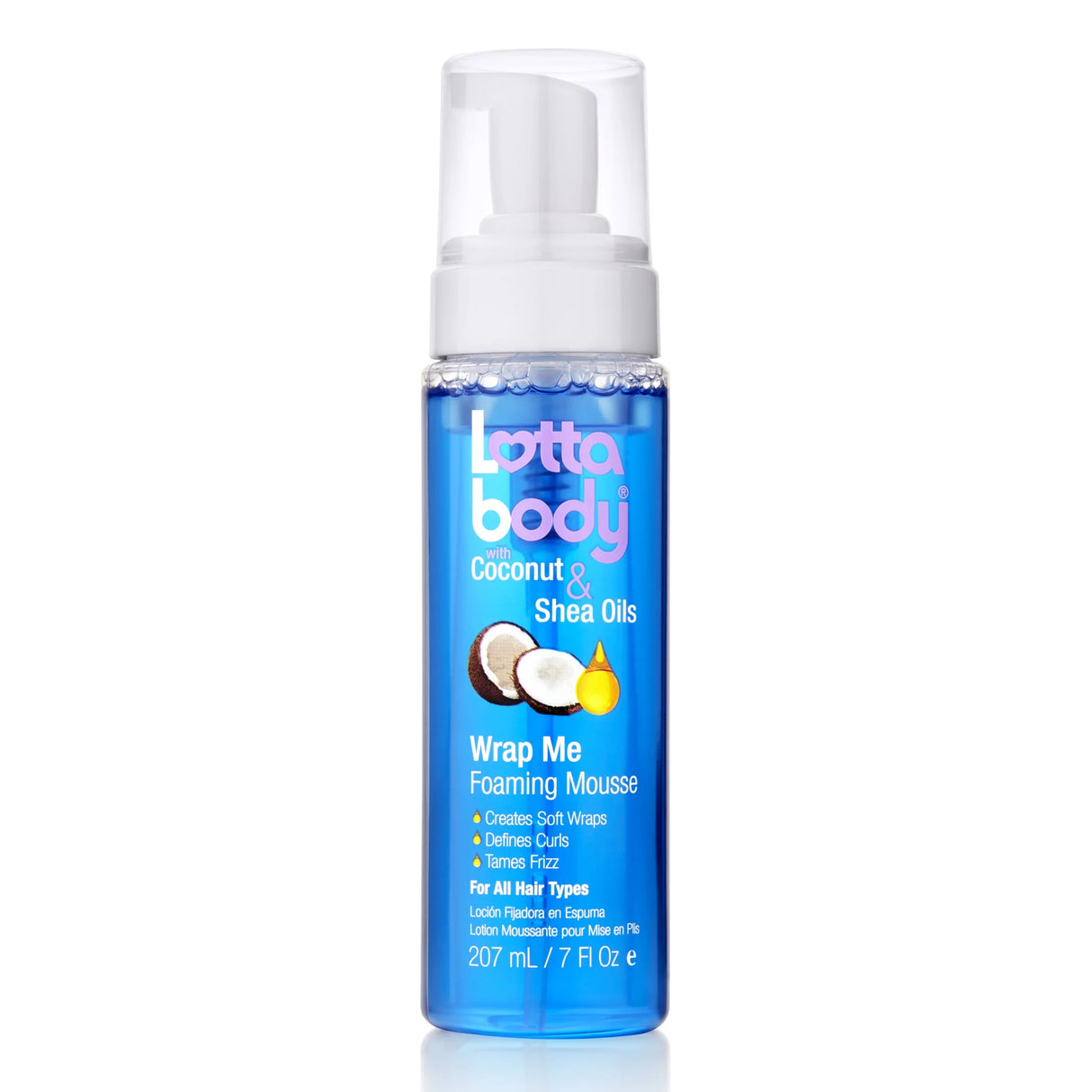 Lottabody Coconut & Shea Wrap Me Foaming Curl Mousse 7oz