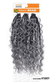 Model Model 3X Italian Curl Boho Box Glance Braid 14"