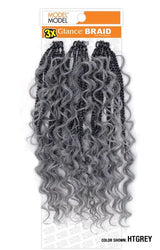 Model Model 3X Italian Curl Boho Box Glance Braid 14"