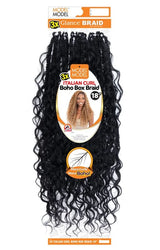 Model Model 3X Italian Curl Boho Box Glance Braid 18"