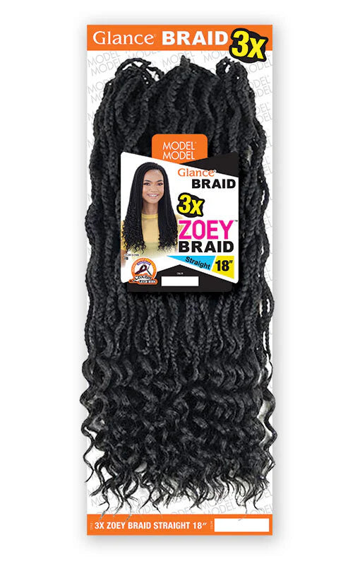 MODEL MODEL 3X ZOEY BRAID STRAIGHT