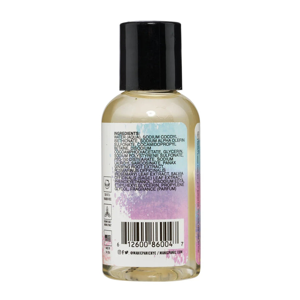 Manic Panic Prepare to Dye Clarifying Shampoo 2oz, pre-dye hair shampoo, clarifying hair cleanser, residue removing shampoo, deep cleansing shampoo, hair prep shampoo, pre color treatment shampoo, buildup removing hair wash, shampoo for vibrant hair color, clean scalp shampoo, smooth hair primer, soft hair clarifying shampoo, hair color prep shampoo, gentle clarifying shampoo, salon quality hair shampoo, MANIC hair care product