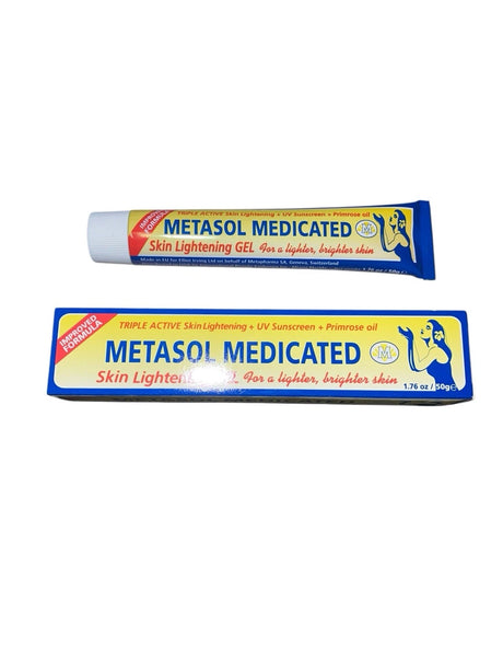 Metesol Medicated Skin Lightening Gel 1.76oz advanced treatment for clear radiant skin