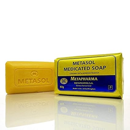 Metesol Medicated Soap 80G gentle cleansing for healthy skin