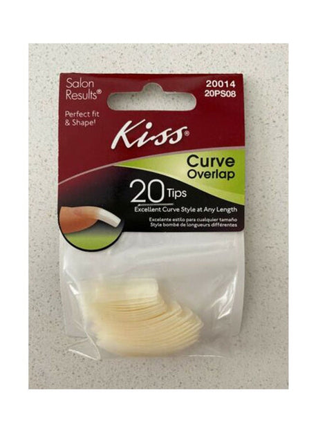 KISS 20 TIPS CONTEMPORARY SHAPE COFFIN TIP