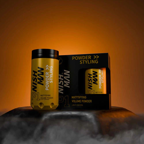 Nish Man Volume Powder Mattifying Styling Light Control 20g-2