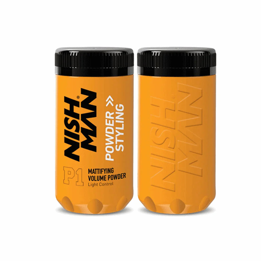 Nish Man Volume Powder Mattifying Styling Light Control 20g