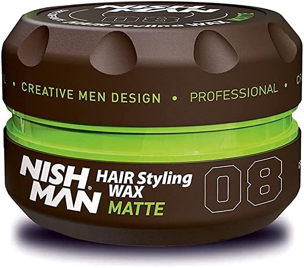 Nishman HAIR STYLING AQUA WAX 08 MATTE 150ML-3