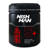 Nishman HAIR STYLING GEL GUM EFFECT 5+ ULTRA HOLD 750ml