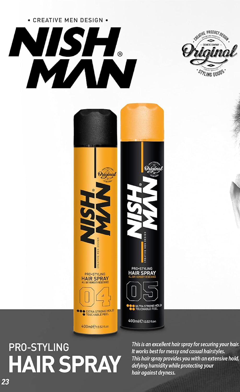 Nishman Styling Hair Spray 13.52 oz-1