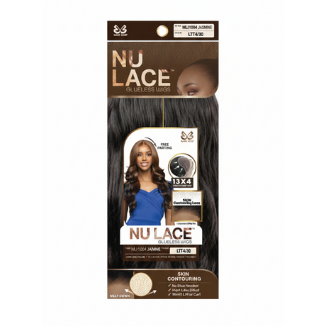 Nu Lace Glueless Wigs 13x4 MLF1004 Jazmine HD Lace Front Wig Natural Looking Human Hair Style-1