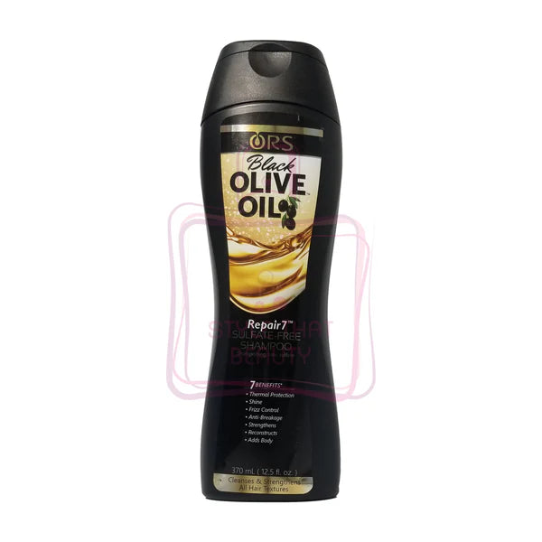 ORS Black Olive Oil Shampoo 12.5oz, black olive oil shampoo, moisturizing hair shampoo, nourishing hair cleanser, hydrating shampoo for dry hair, gentle daily shampoo, soft shiny hair shampoo, healthy hair shampoo, shampoo for all hair types, buildup removing shampoo, color safe shampoo, chemically treated hair shampoo, ORS hair care product