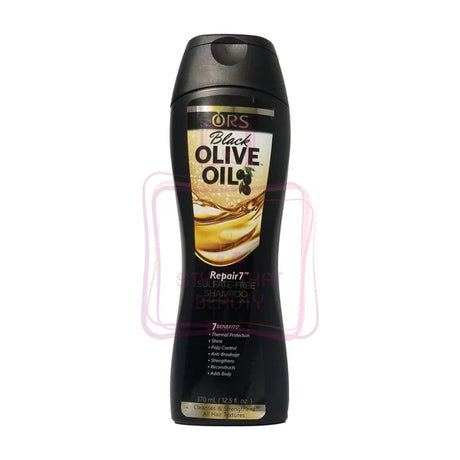 ORS Black Olive Oil Shampoo 12.5oz, black olive oil shampoo, moisturizing hair shampoo, nourishing hair cleanser, hydrating shampoo for dry hair, gentle daily shampoo, soft shiny hair shampoo, healthy hair shampoo, shampoo for all hair types, buildup removing shampoo, color safe shampoo, chemically treated hair shampoo, ORS hair care product