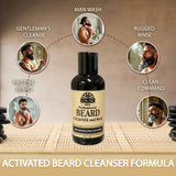 Okay Beard Wash 4oz Deep Cleansing & Conditioning Gentle Grooming Shampoo for Men-1