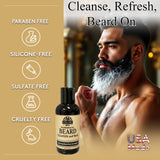 Okay Beard Wash 4oz Deep Cleansing & Conditioning Gentle Grooming Shampoo for Men-2