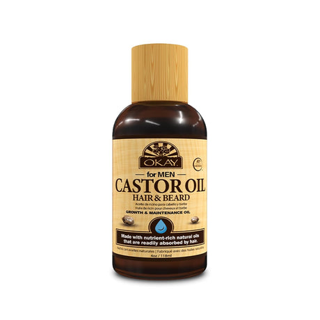 Okay For Men Castro Oil 4oz Nourishing Hair & Scalp Treatment for Strong, Healthy Hair
