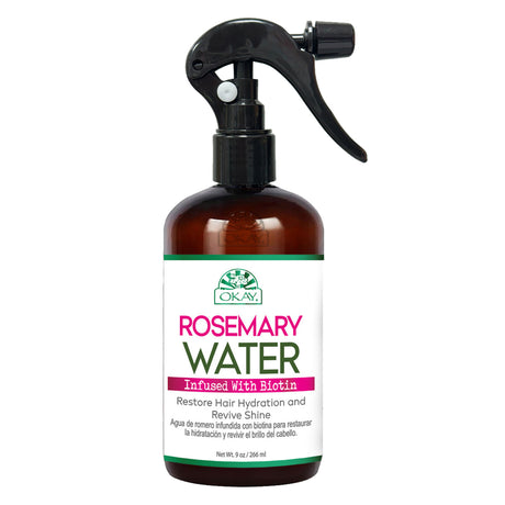 Okay Rosemary Water Infused with Biotin 9oz Strengthening & Nourishing Hair Growth Treatment-1