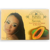Organic Essence Papaya Bar Soap Cleansing Clarifies Skin, Promotes Healthy Glow 2.81 oz
