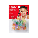 Red by Kiss Kids Ombre Butterfly Claw Clips – 24‑Piece Set PN21