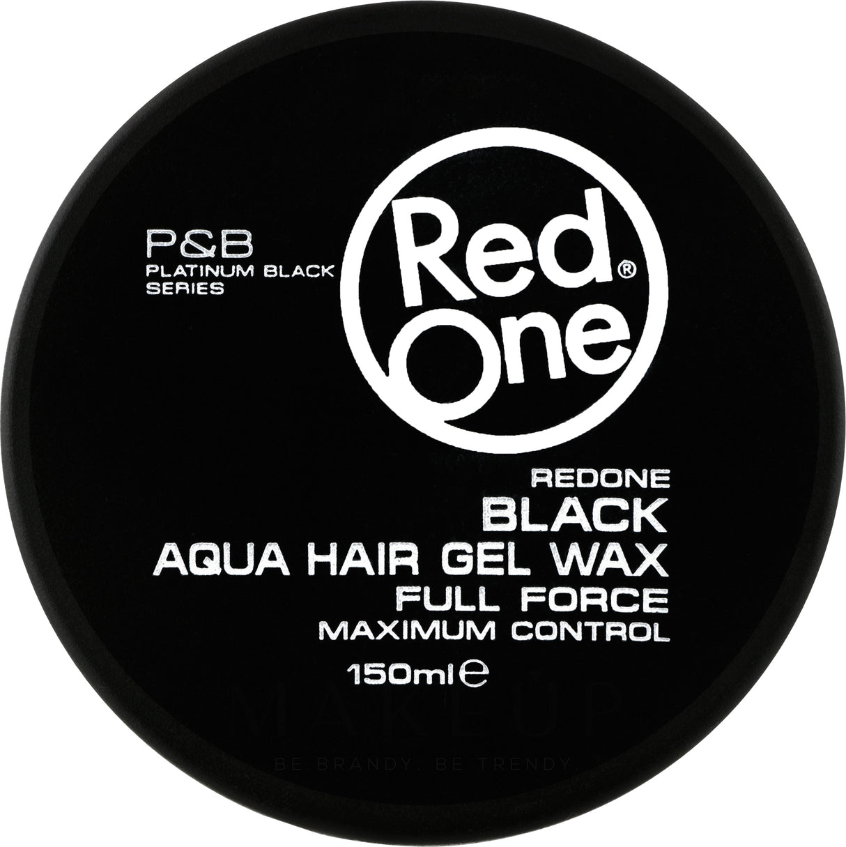P&B Red One Max Control Aqua Hair Wax Black-1