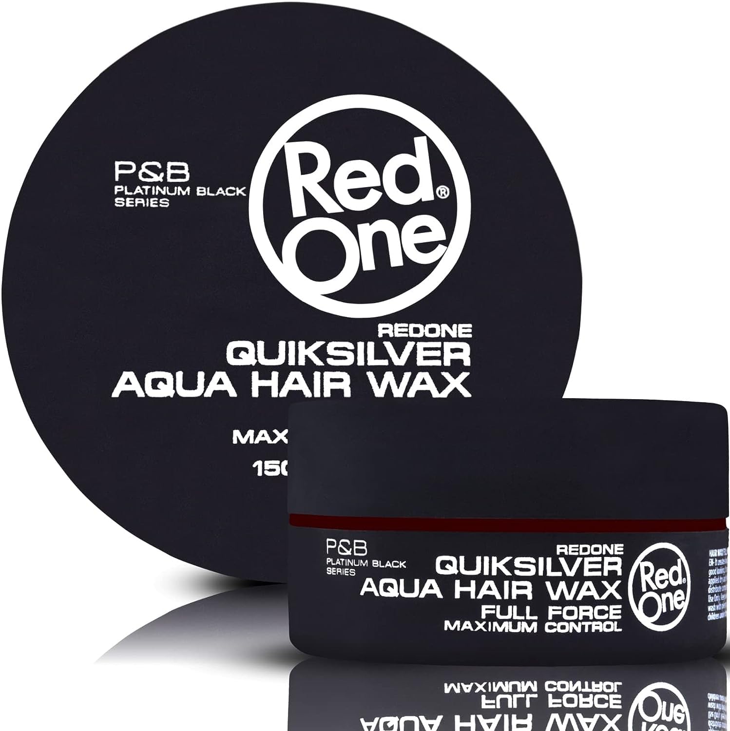 P&B Red One Max Control Aqua Hair Wax Black
