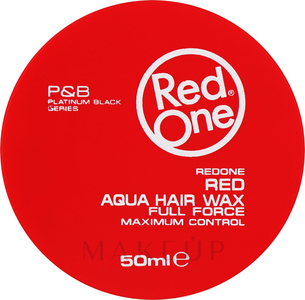 P&B Red One Max Control Aqua Hair Wax Red 50ml