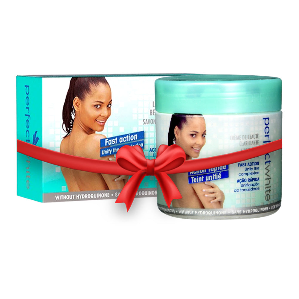 Perfect White Lightening Cream 300ml + Fast Action Soap Set