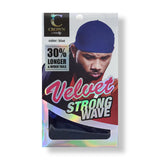 Crown Red Strong Wave Velvet Durag