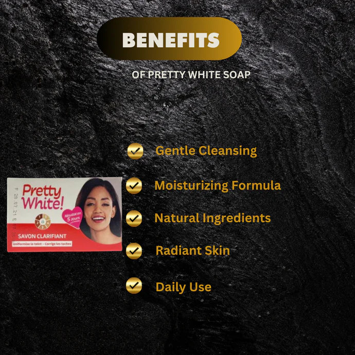 Pretty White Lightening Soap 180G