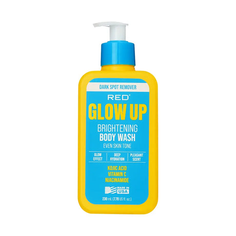 RED GLOW UP BRIGHTENING BODY WASH 230ML GUP03
