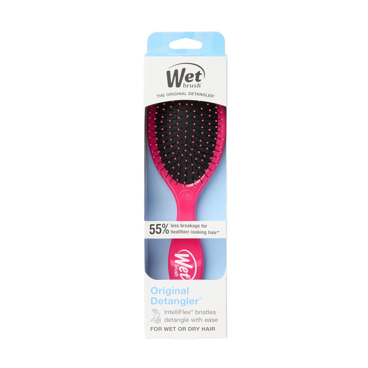 RED TANGLE FREE WET BRUSH PINK H263 Detangling Smooth, Comfortable Grip-1