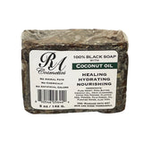 Ra 100% Black Soap Bar w/COCONUT OIL 5OZ