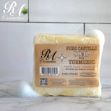 RA 100% Cold Pressed Soap, cold pressed soap 6 oz, natural handcrafted soap, Lavender cold pressed soap, Lemongrass cold pressed soap, Turmeric cold pressed soap, Peppermint cold pressed soap, nourishing skin soap, gentle cleansing soap, face and body soap, chemical free soap, soothing skin soap, refreshing body soap, brightening soap bar, cooling soap bar, all skin types soap,