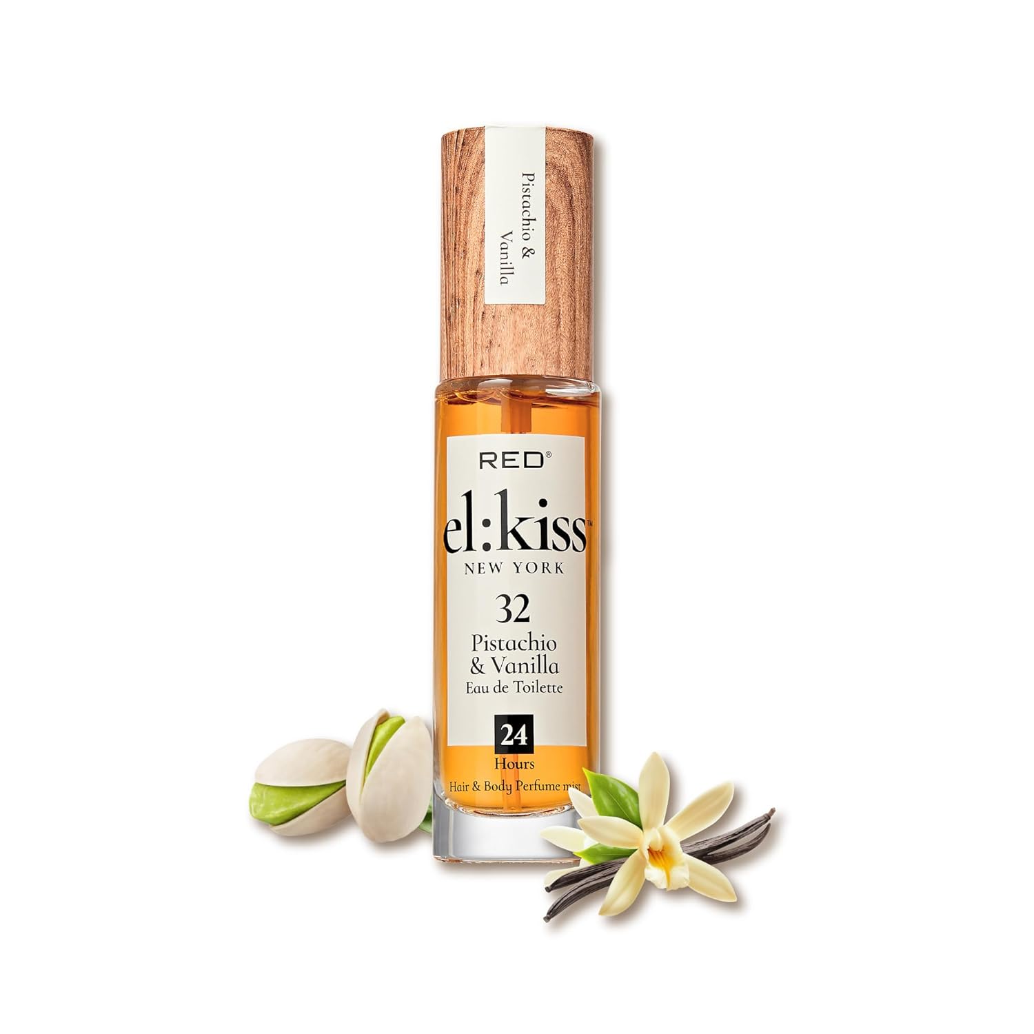 Red EL KISS Hair Perfume & Body Mist_Pistachio_&_Vanilla