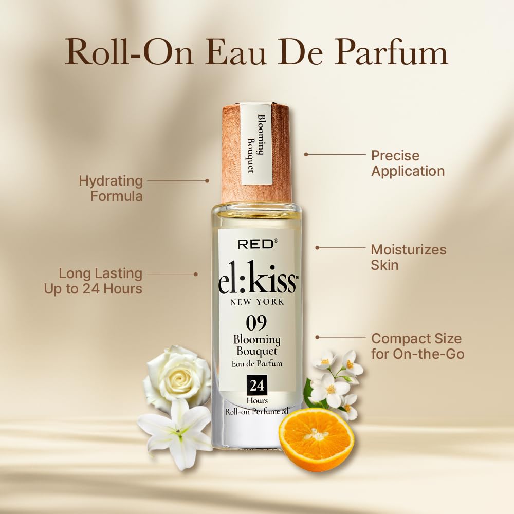 Red EL KISS Roll-On Perfume_Blooming_Bouquet_2