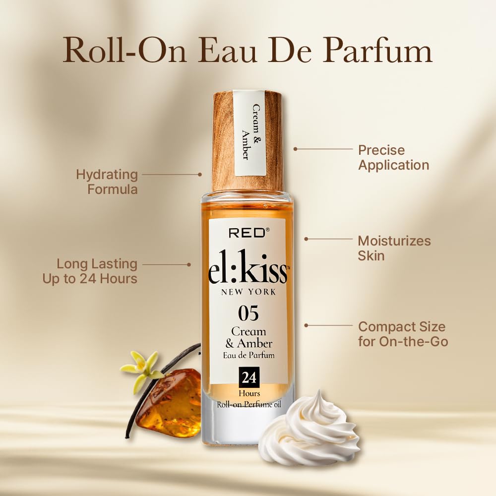Red EL KISS Roll-On Perfume_Cream_Amber_2