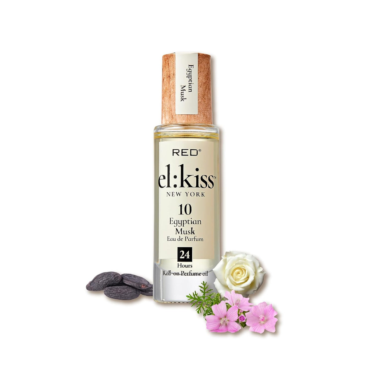 Red EL KISS Roll-On Perfume_Egyptian_Musk