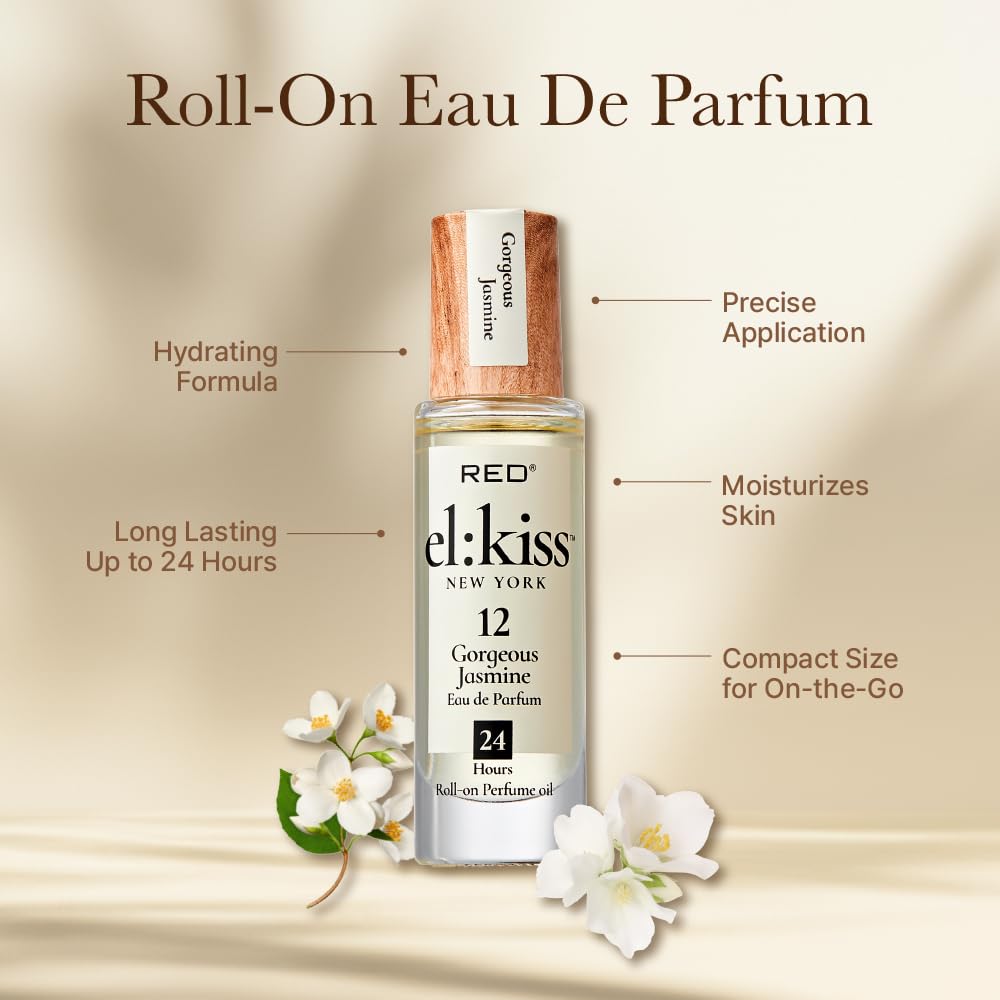 Red EL KISS Roll-On Perfume_Gorgeous_Jasmine_2
