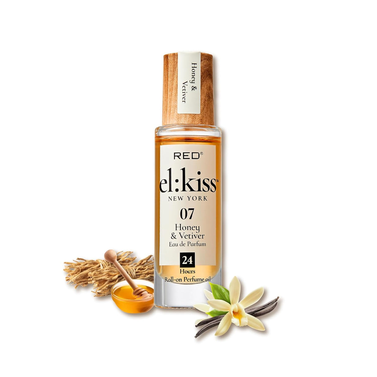 Red EL KISS Roll-On Perfume_Honey_Vativer