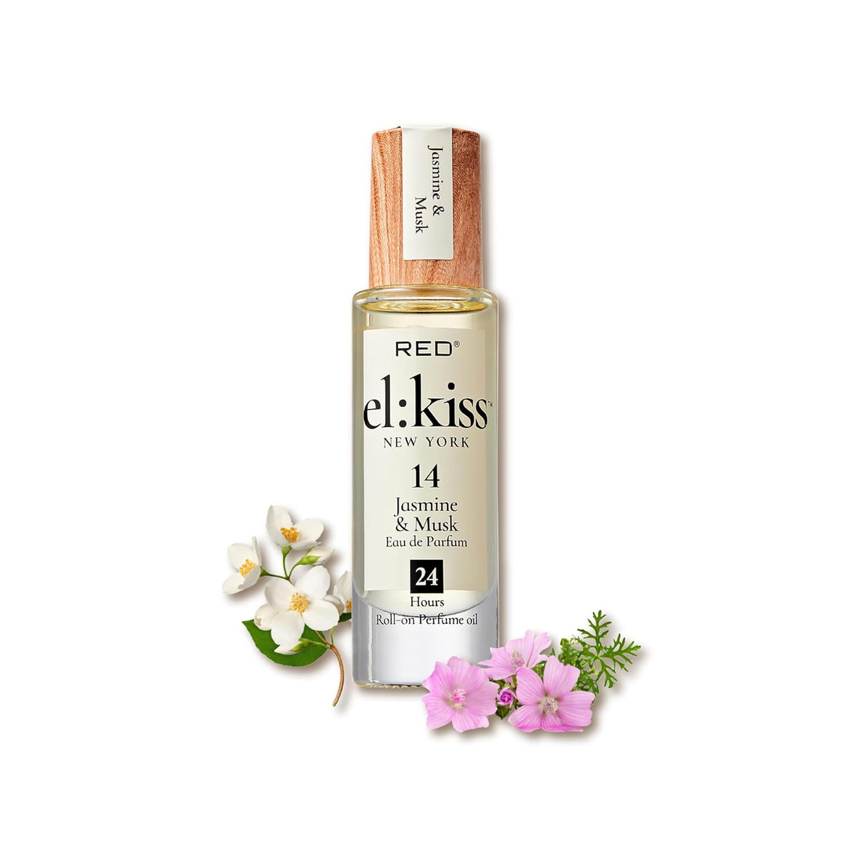 Red EL KISS Roll-On Perfume_Jasmine_Musk