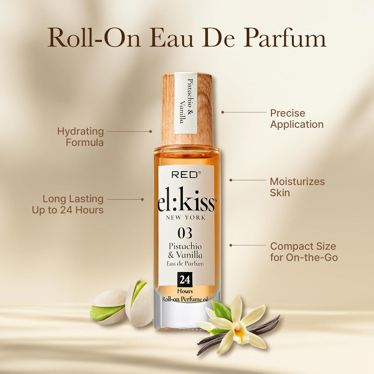 Red EL KISS Roll-On Perfume_Pistachio_Vanilla_2