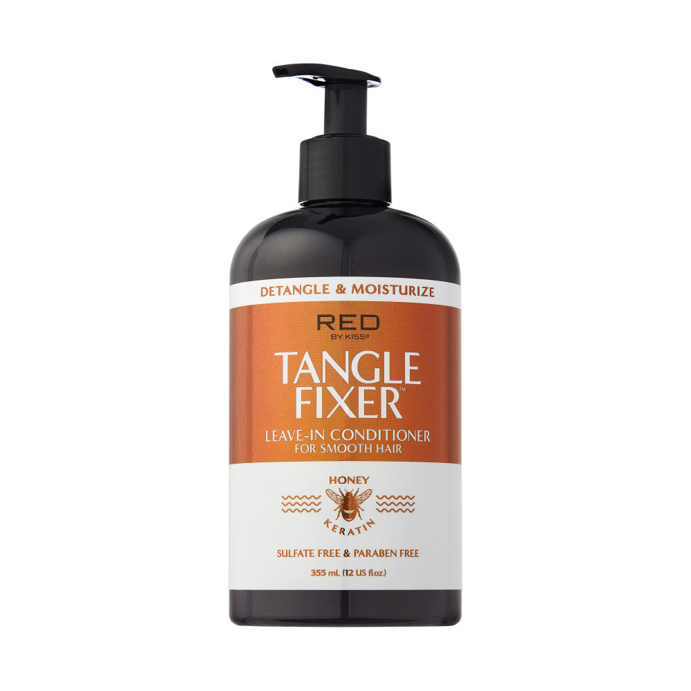 Red by Kiss Tangle Fixer Leave In Conditioner, nourishing leave in conditioner, detangling leave in hair treatment, lightweight leave in conditioner, hair softening leave in conditioner, daily use leave in conditioner, manageability enhancing leave in, moisturizing leave in for dry hair, smooth and silky hair leave in, hair knot reducing conditioner, leave in conditioner for all hair types, Red by Kiss hair care product, conditioning hair treatment, tangle control leave in conditioner