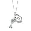 Joy Forever Double Heart Pavé Necklace