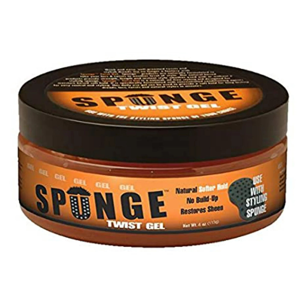 Spunge Barber Salon Maximum Hold Hair Twist Gel 8 oz